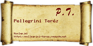 Pellegrini Teréz névjegykártya
